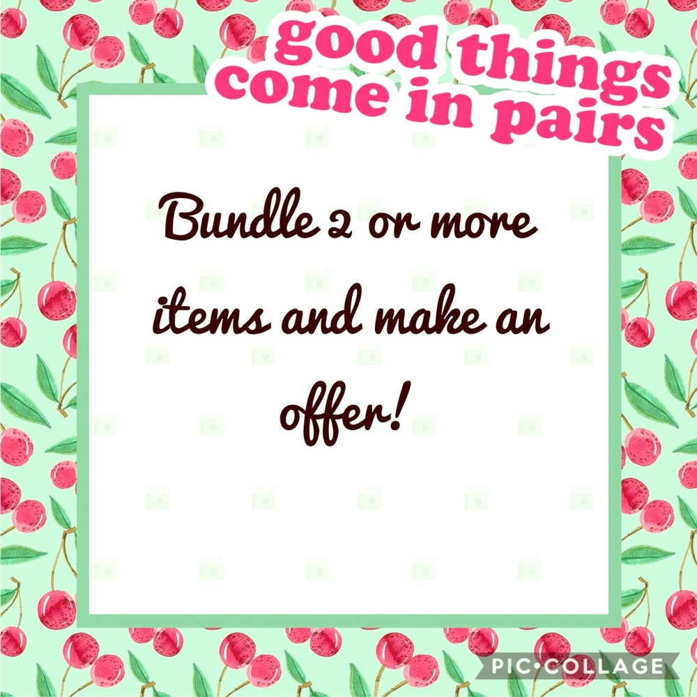 Bundle & make an offer! I’ll accept or counter ❤️